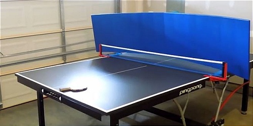 Tafeltennis Rebound Board 66 x 33 cm Return Board Terugspringplank Hoogte van de bodemsteun: 22,5 cm Tafeltennis Return Board