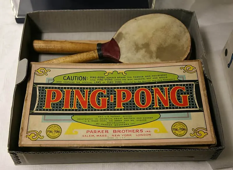 ping pong vs table tennis