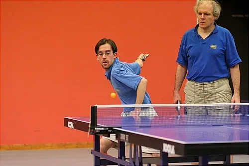 play table tennis