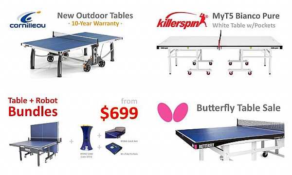 table tennis tables for sale