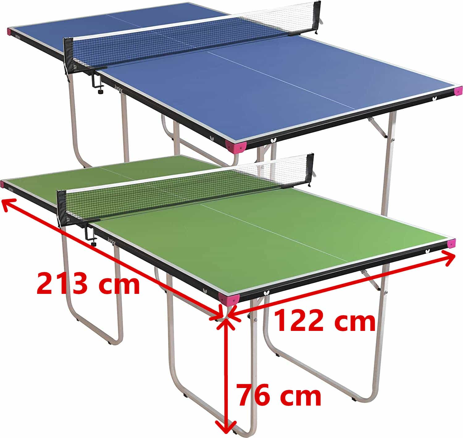 ping pong table dimensions 3/4