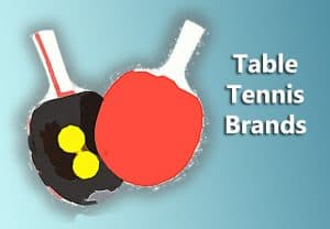 table tennis brands