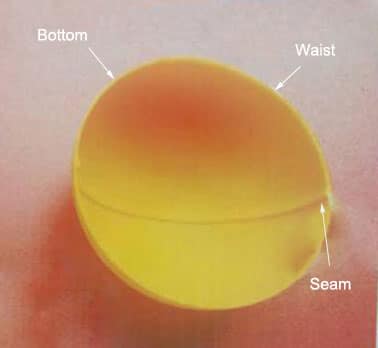 half seam ball