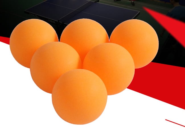 Plain Orange table tennis Training ping pong balls Pack of 12 