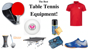 all types of table tennis equipment paddle shirt shoes robots table balls cleaner