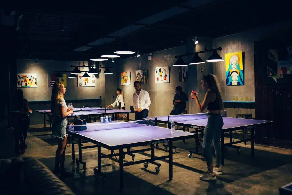 Sour Mouse Ping Pong Bar with people