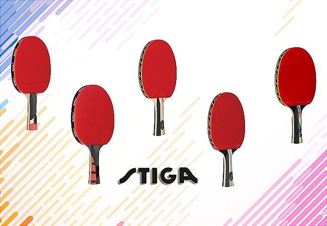 Rubber Stiga Evolution Premium Ping Pong Table Tennis Paddle Racket NEW Red 