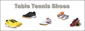 various table tennis shoes