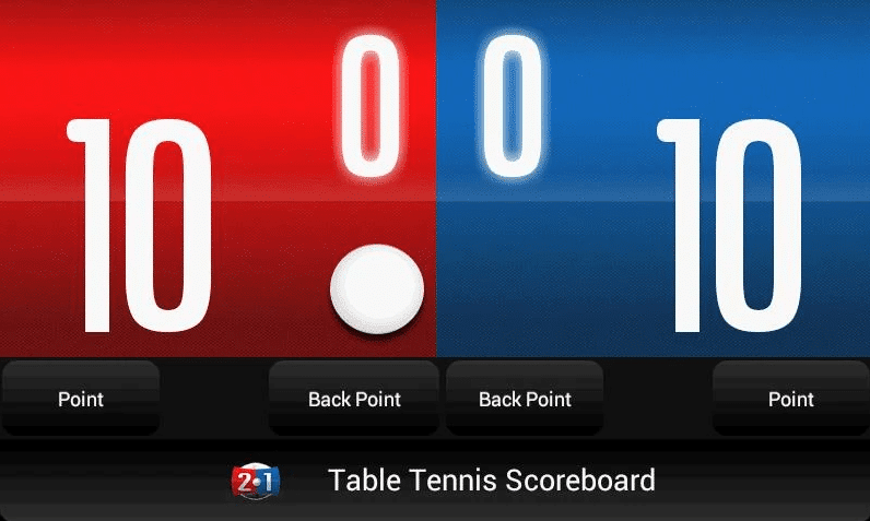 table tennis scoreboard