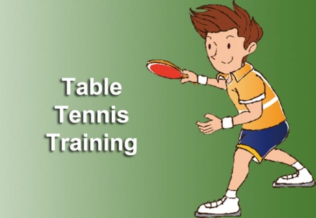 table tennis training