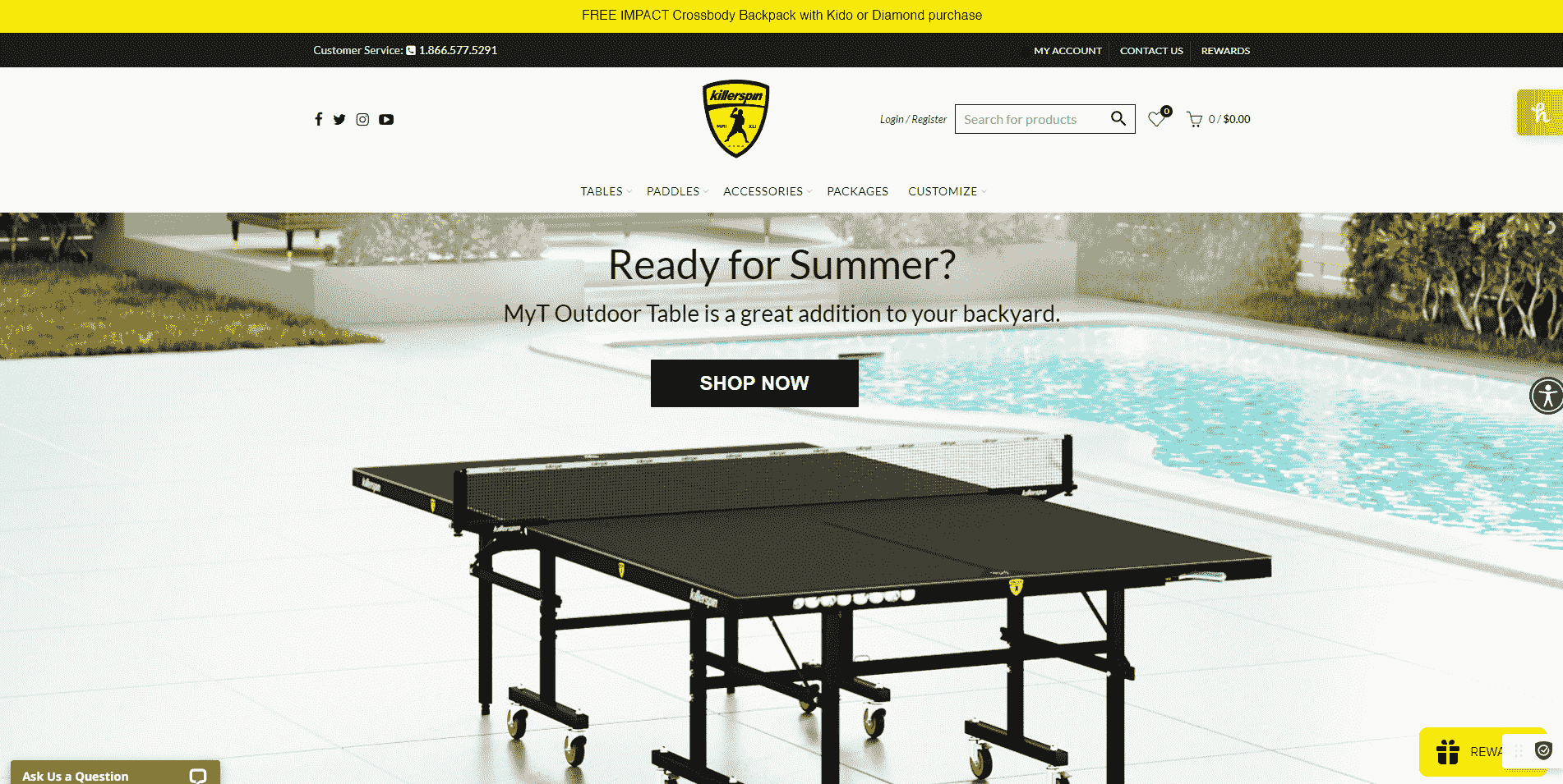 ping pong table for sale