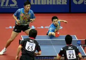 table tennis doubles