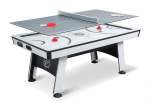 NHL air hockey ping pong table combo