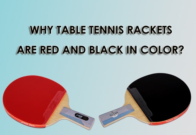 black and red table tennis racket